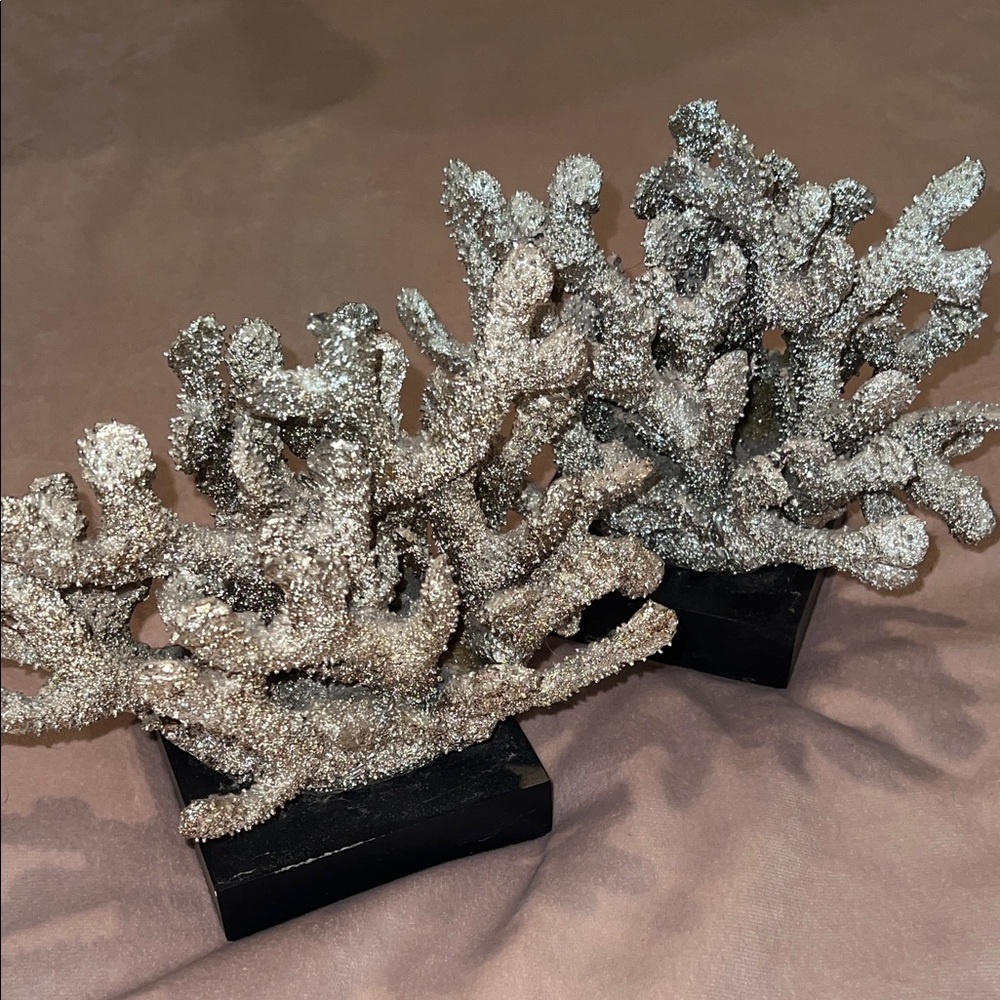 Pier 1 Silver Coral Accent Decor